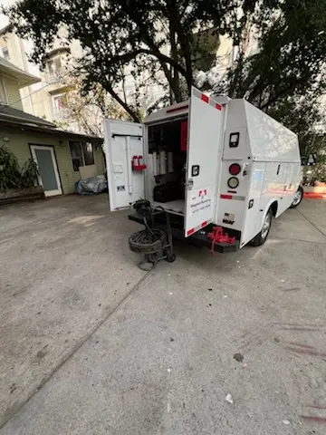 Magnet Plumbing service vehicle on-site for Faucet Repair in Indian Harbour Beach